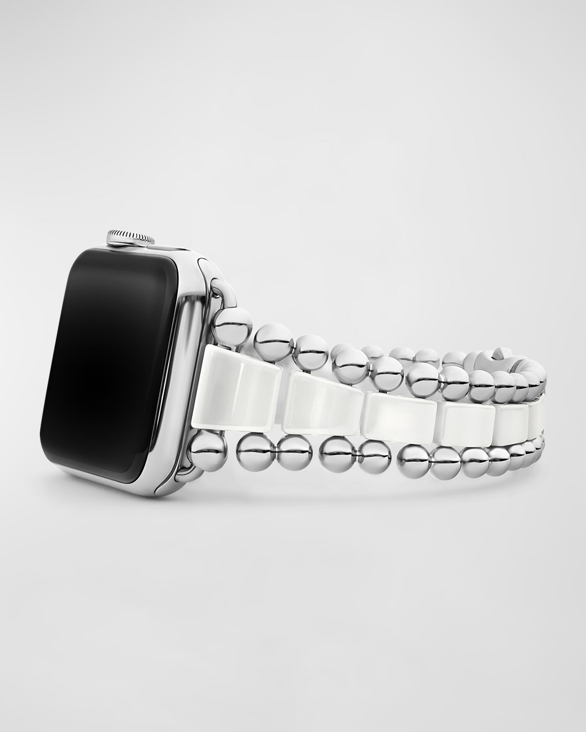 Smart Caviar White Apple Watch Bracelet, 42mm-49mm