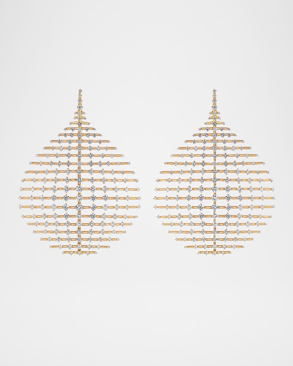 Brilliant 18k Diamond Disco Earrings