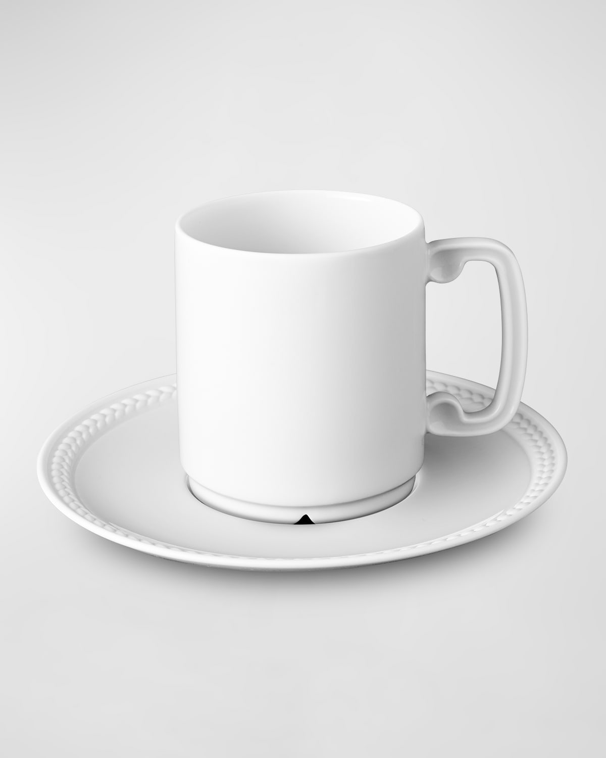 L'objet Soie Tressée Espresso Cup & Saucer Set