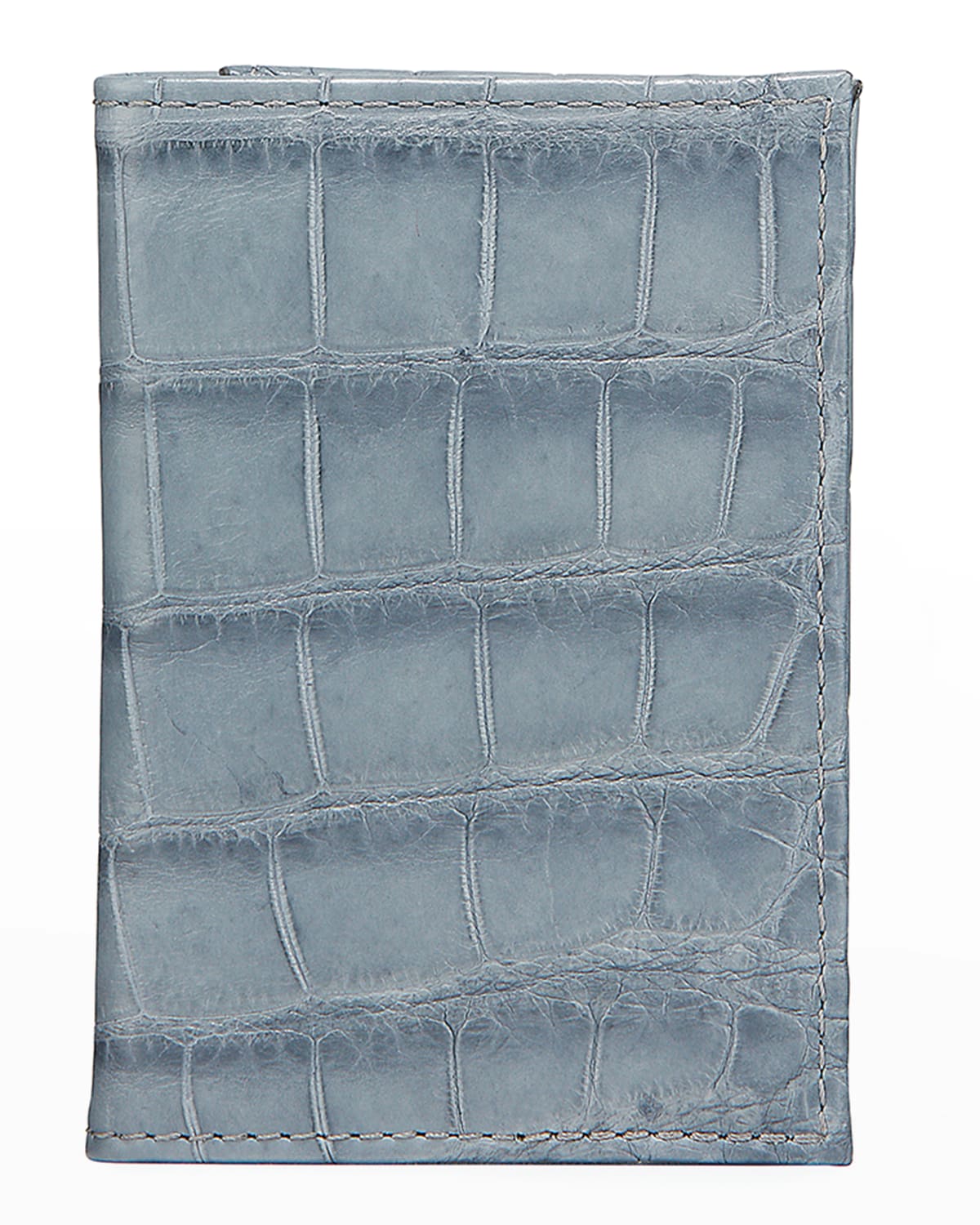 Men's Alligator Flip Card Case