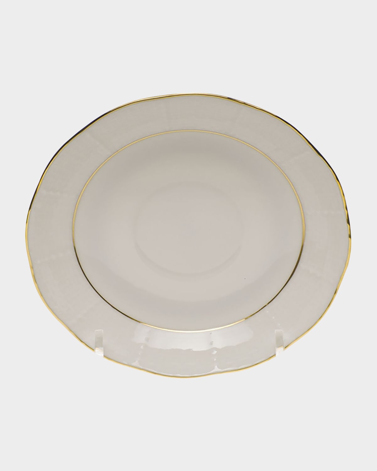 Herend Golden Edge After Dinner Saucer