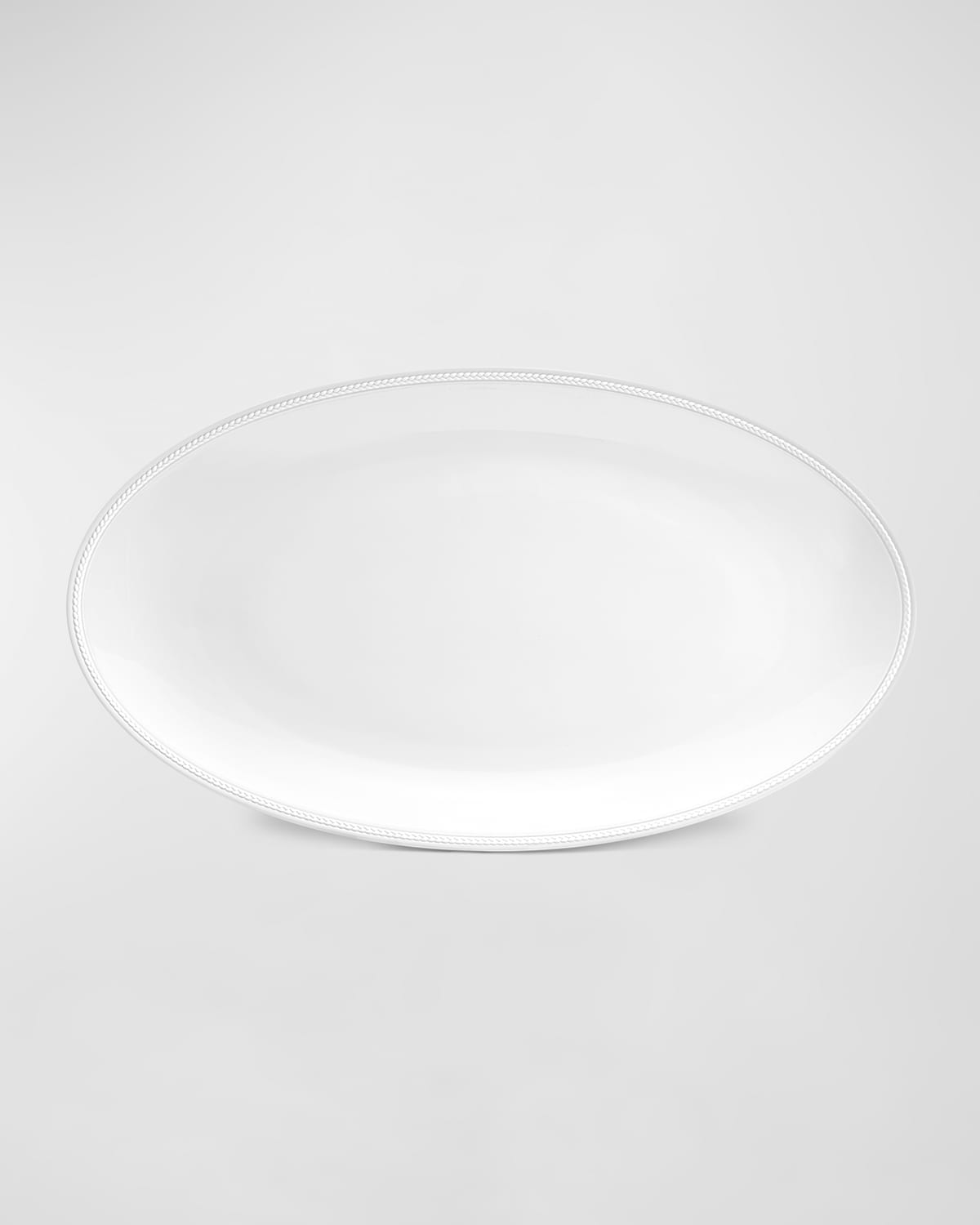 L'objet Soie Tressee Large Oval Platter, 21"