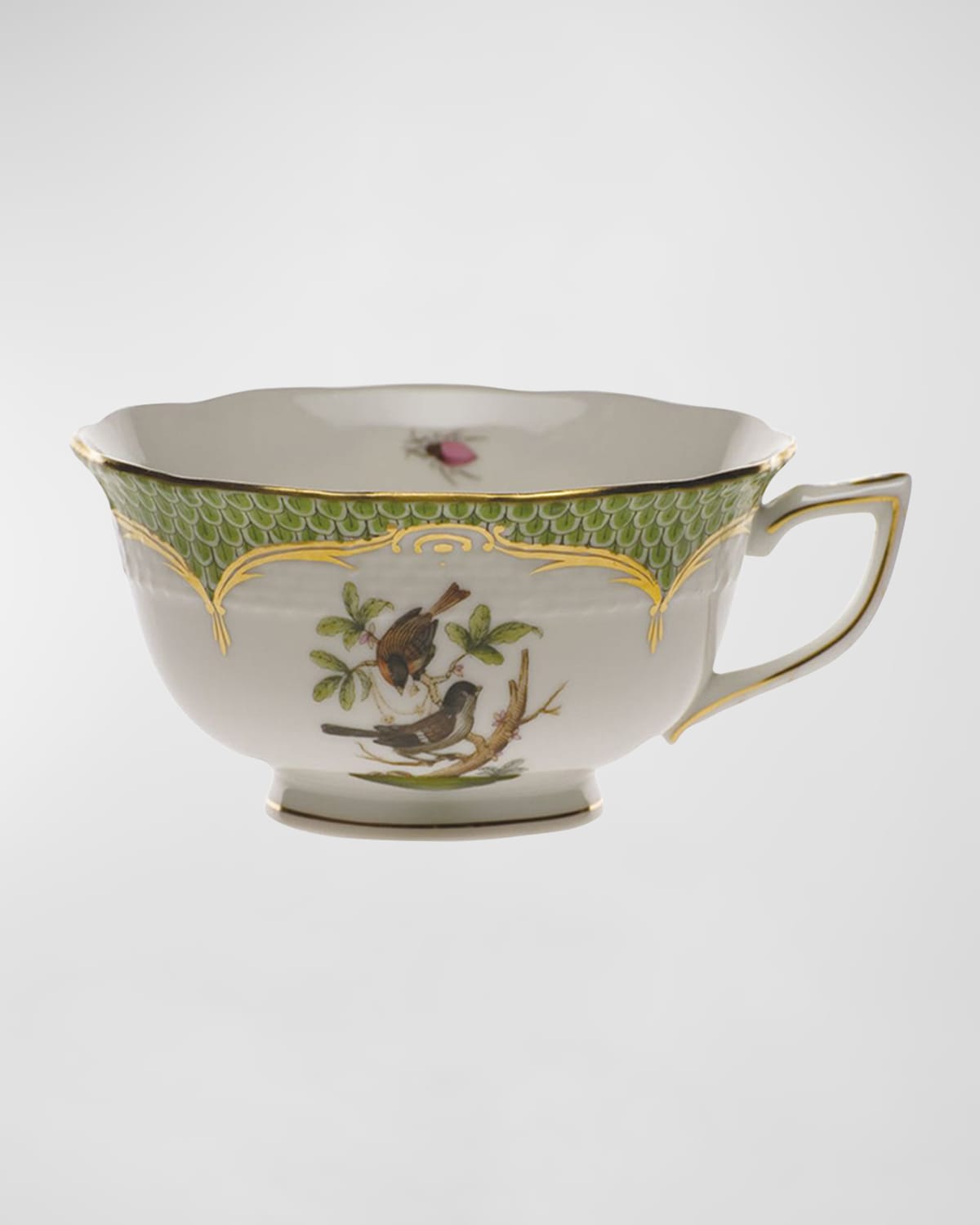 Shop Herend Rothschild Bird Green Motif 04 Tea Cup