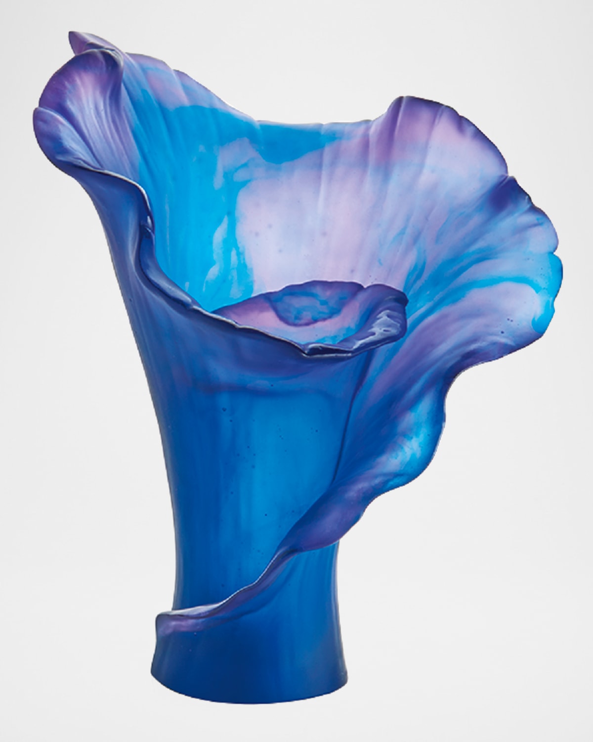 Daum Ultra Violet Medium Vase In Blue/purple