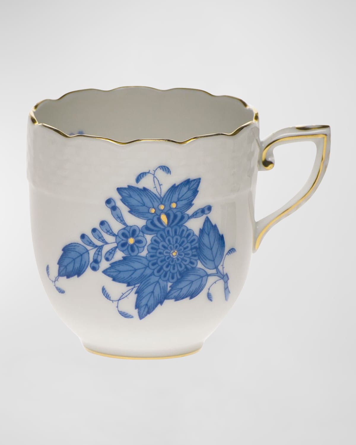 Shop Herend Chinese Bouquet Blue After Dinner Cup