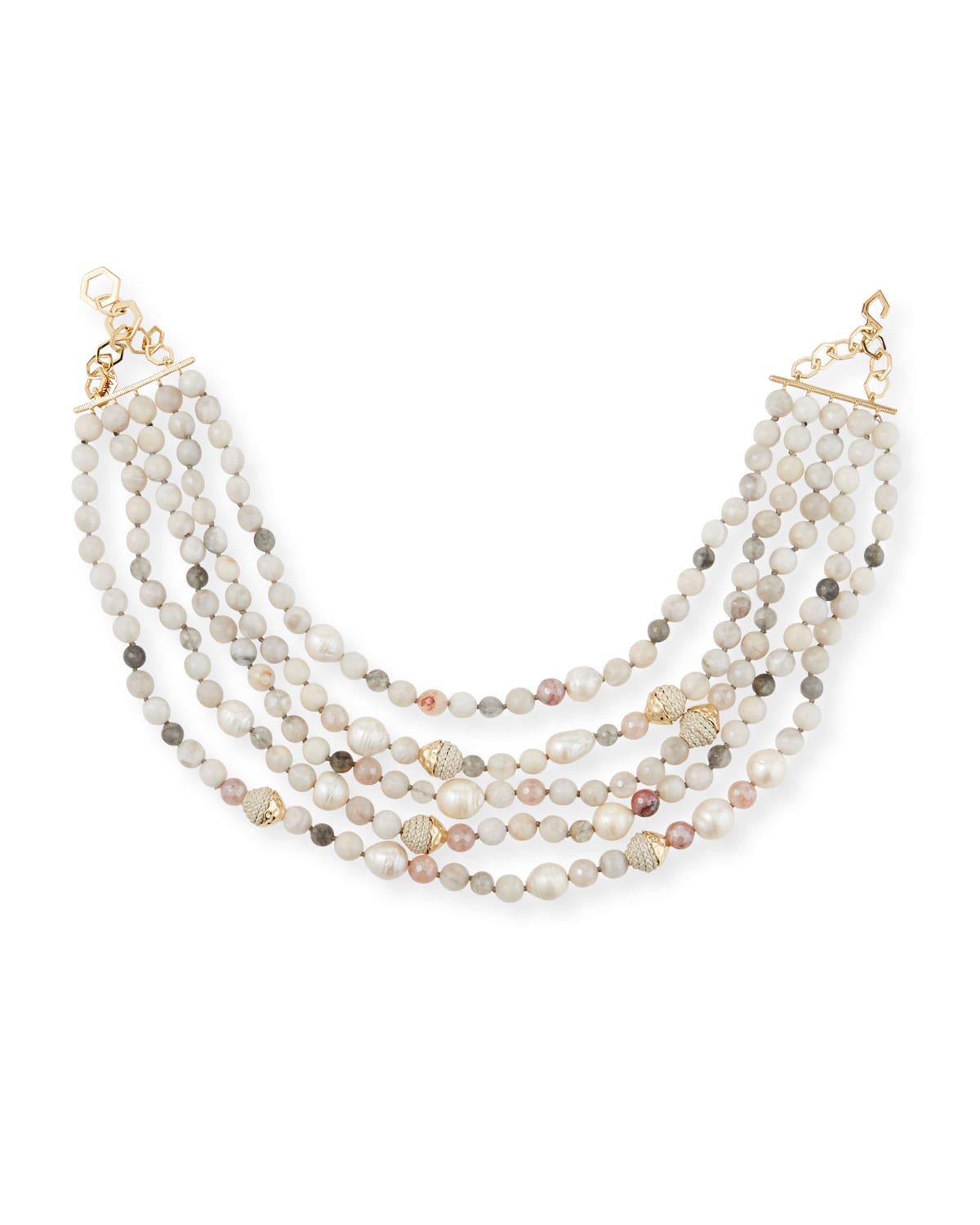 5-Strand Beaded Necklace