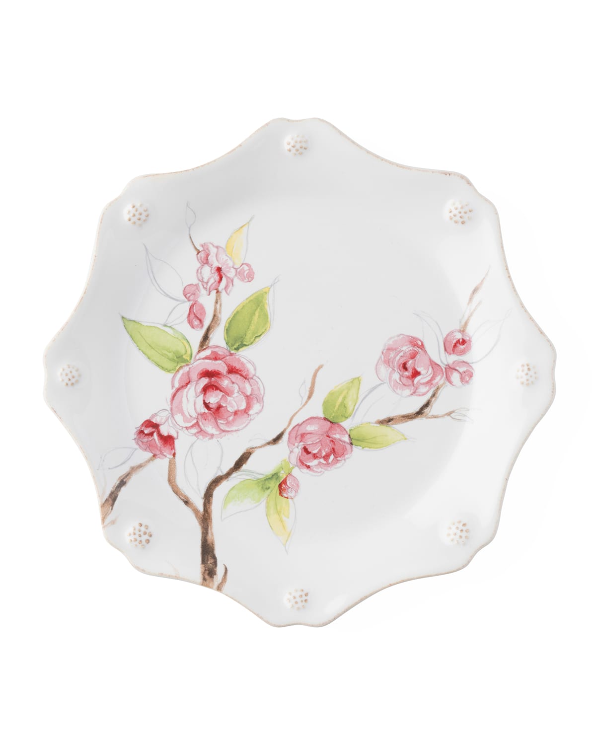 Shop Juliska Berry & Thread Floral Sketch Salad Plate - Camellia