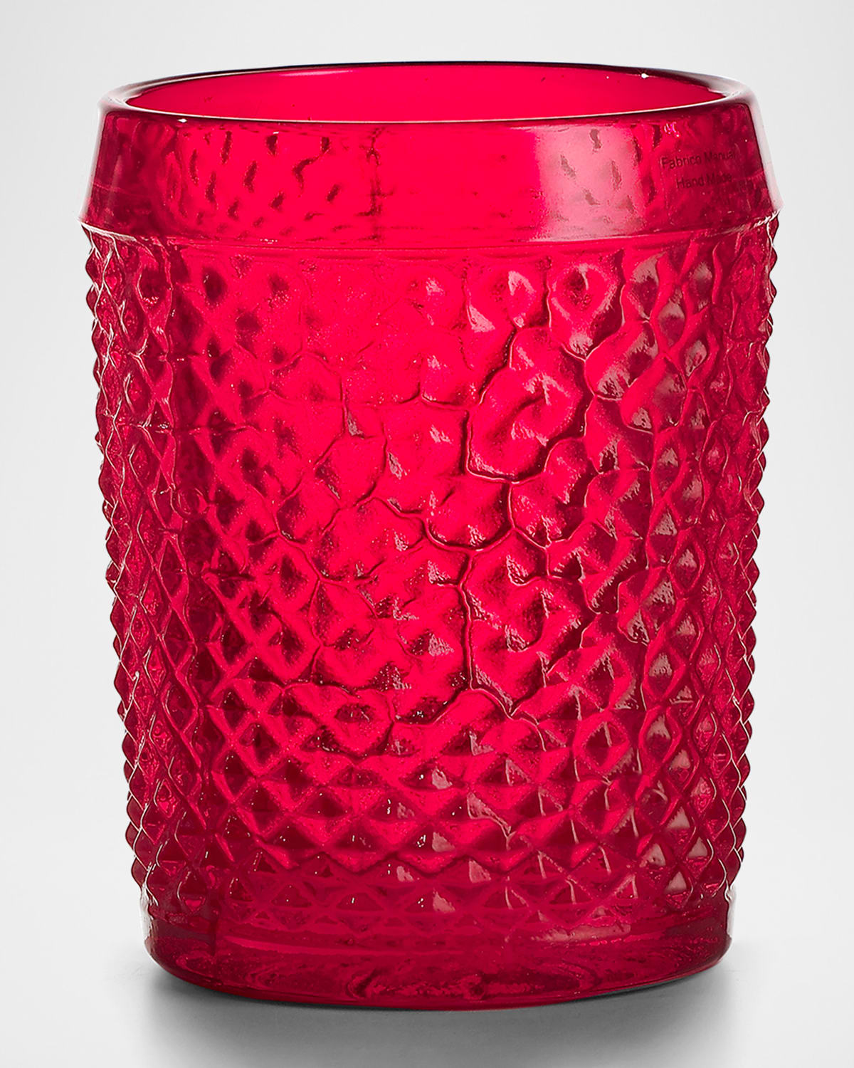 Vista Alegre Bicos Old-fashioned Glasses, Set Of 4 - Red