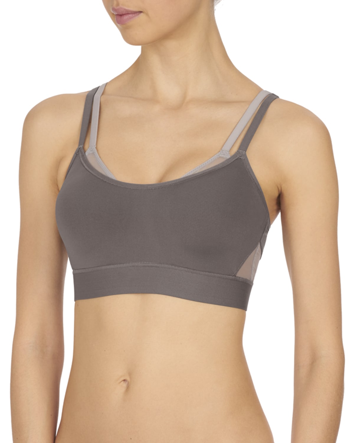 Natori Gravity High Impact Underwire Sports Bra In Lead Grey