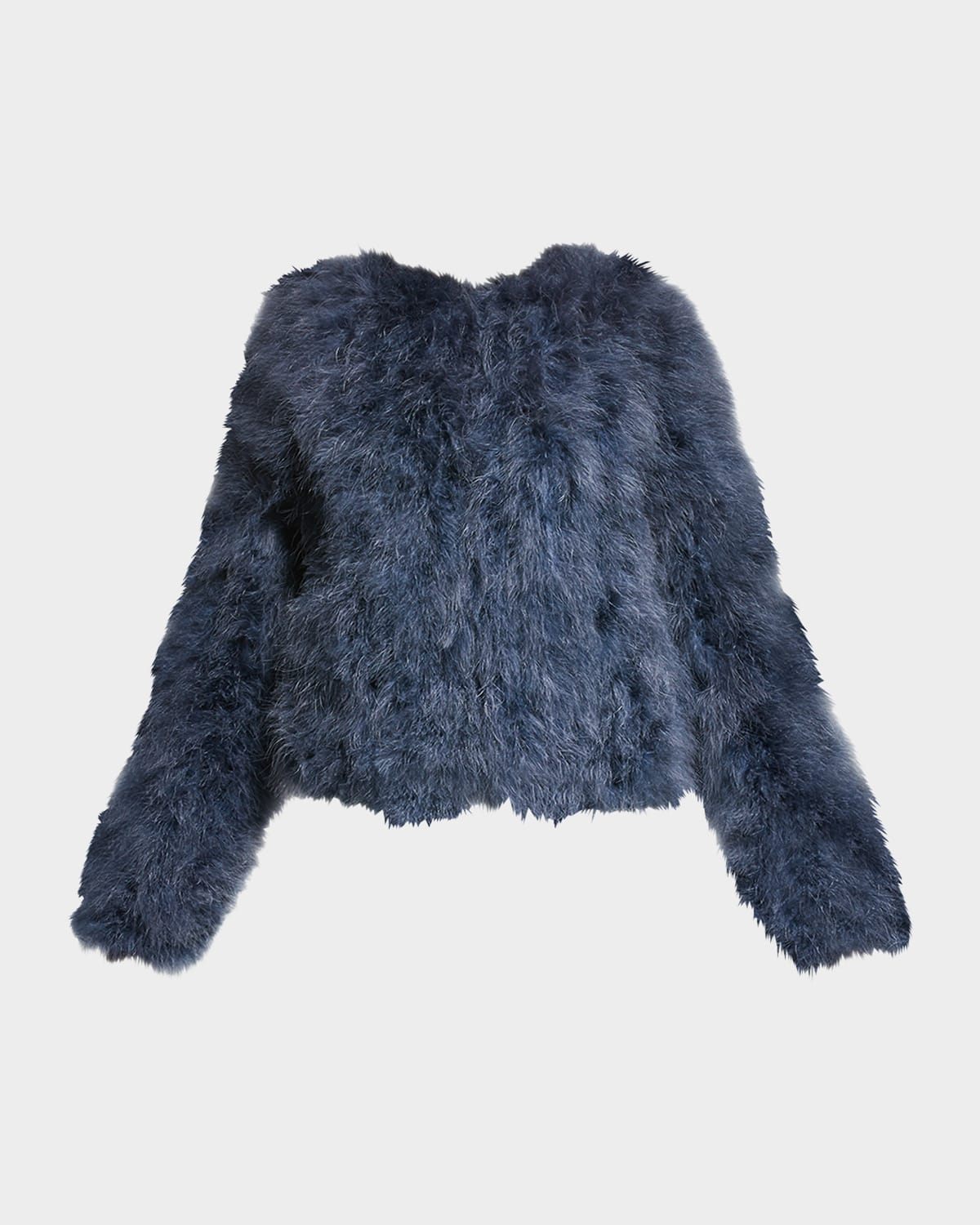 LAMARQUE DEORA FEATHER TOPPER JACKET