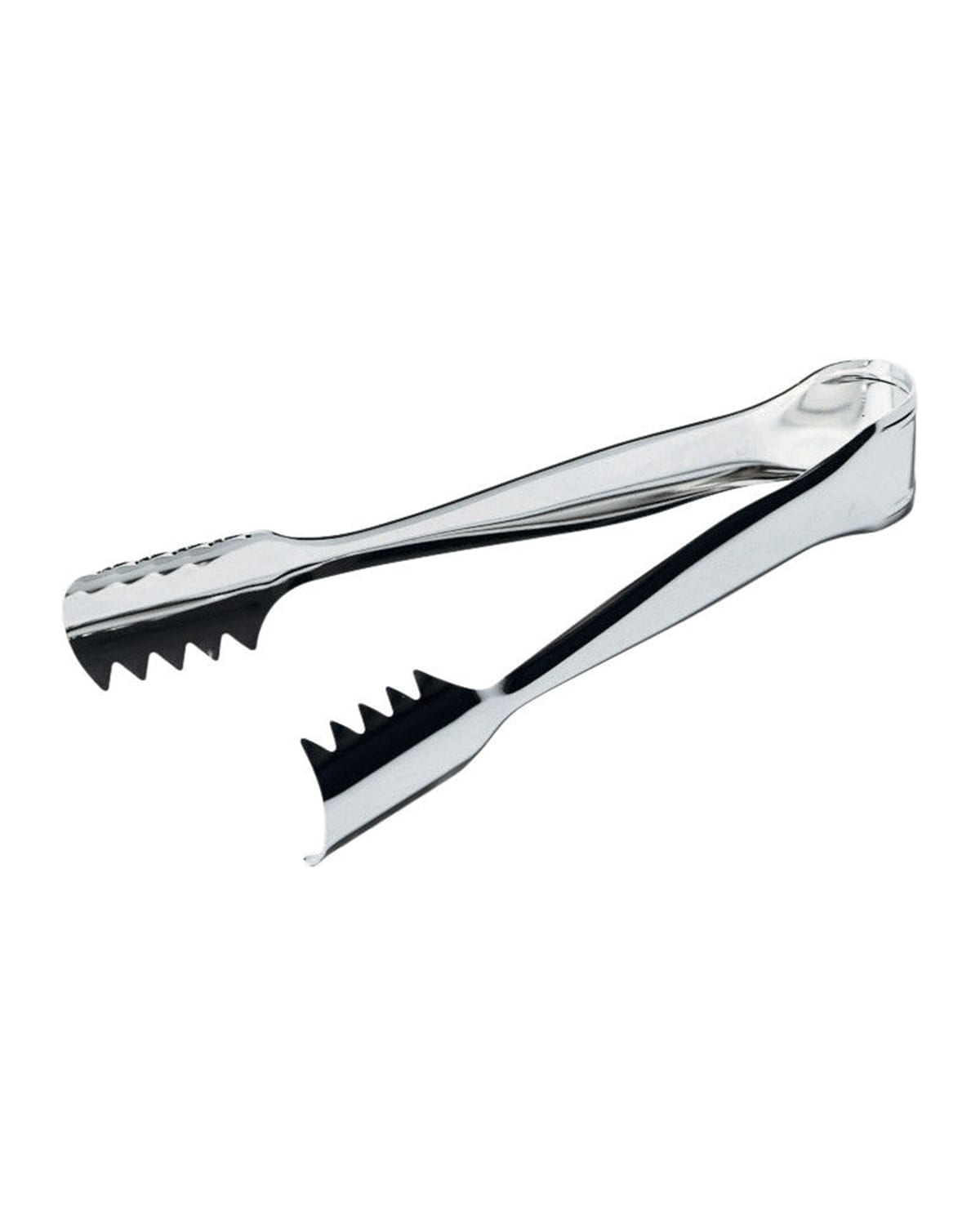 Shop Alessi Ice Tongs In Gray