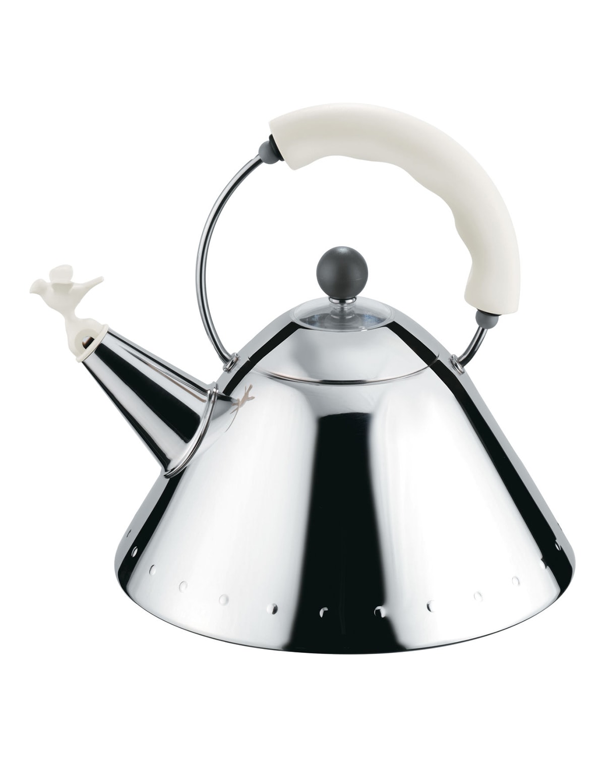 Alessi Michael Graves Stainless Steel Kettle In Gray