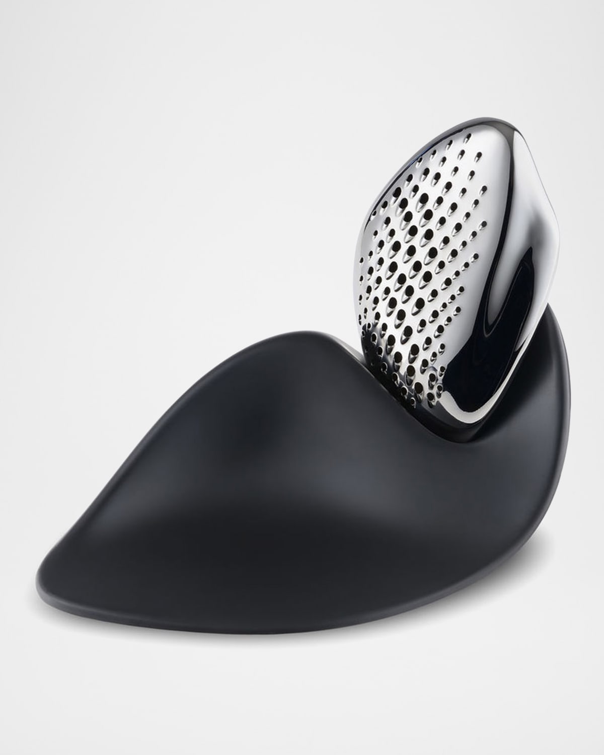 Alessi Forma Stainless Steel And Melamine Cheese Grater In Gray