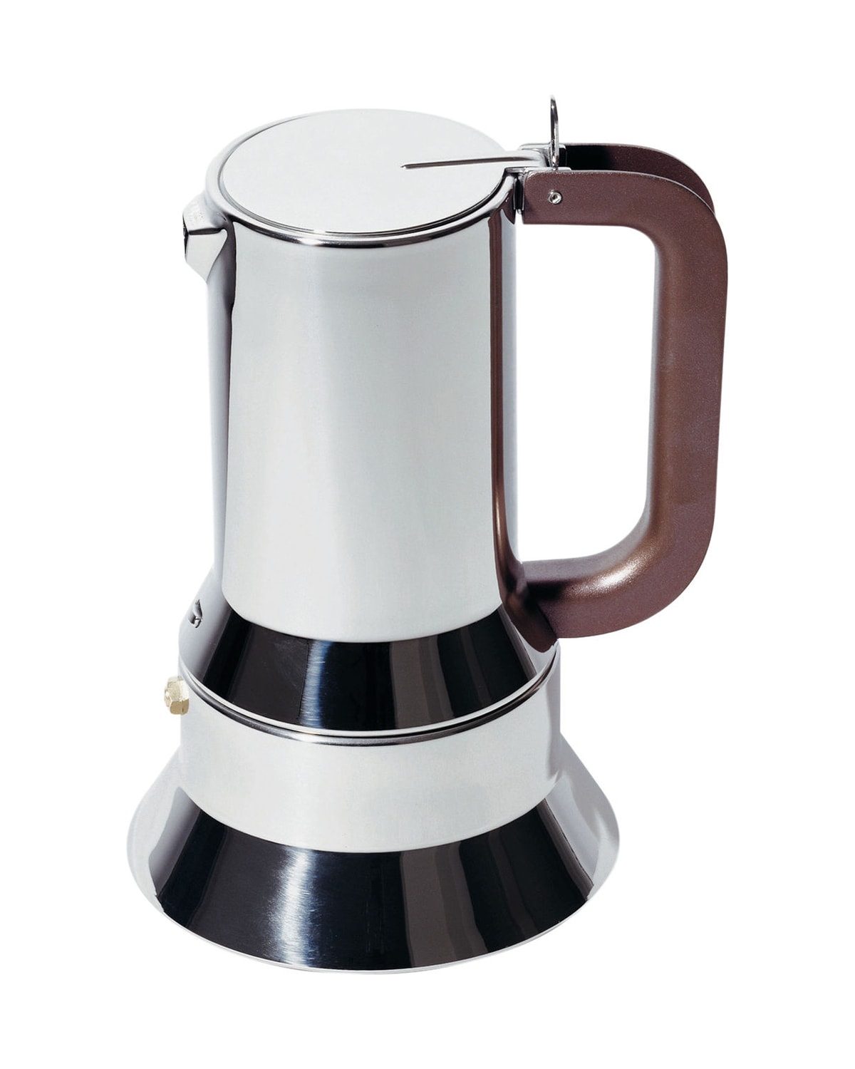 Alessi 10-cup Espresso Coffee Maker In Gray