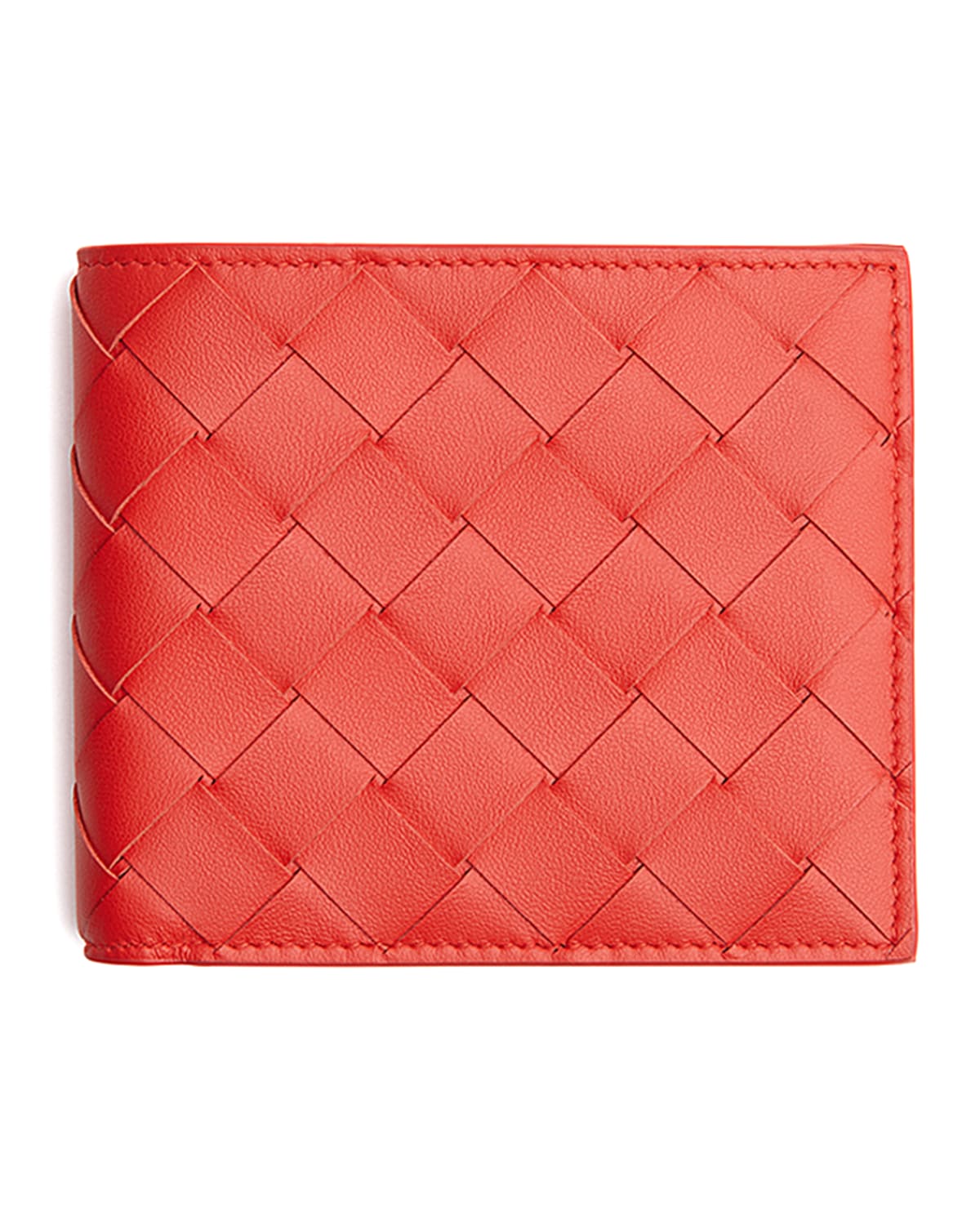Bottega Veneta Men's Intrecciato Leather Bifold Wallet