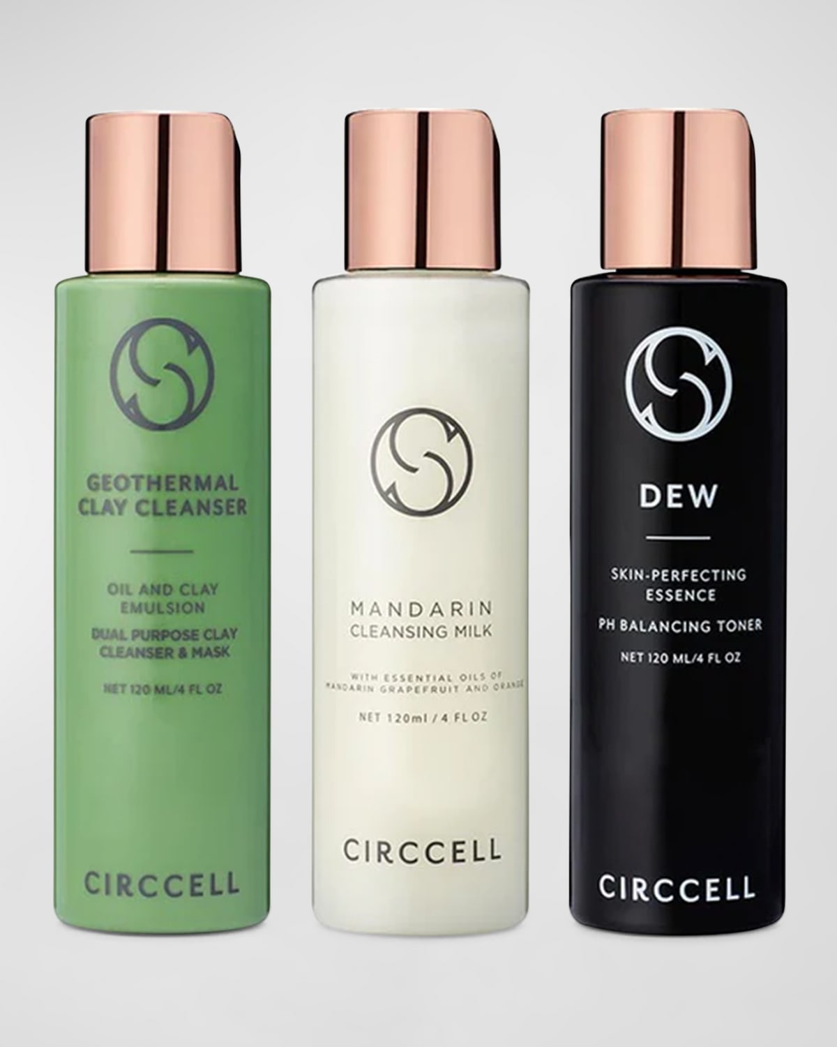 Circcell Skincare Daily Basics Trio, 3 x 4 oz.