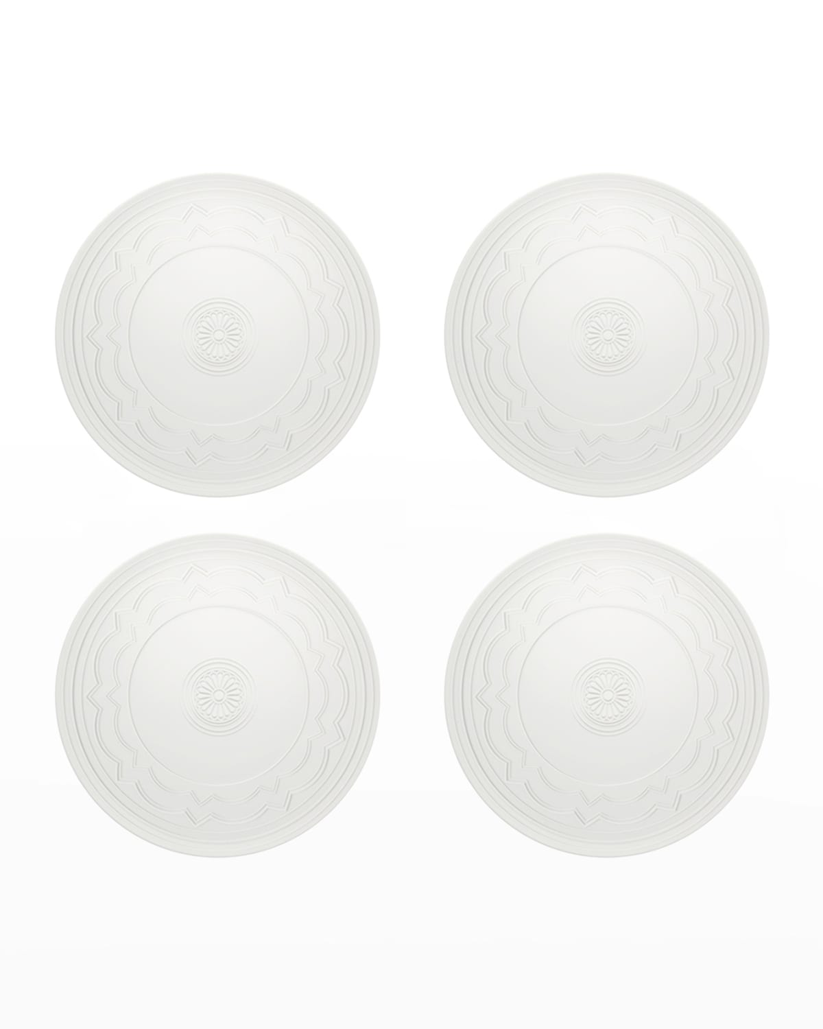 Shop Vista Alegre Ornament Charger Plates, Set Of Four In White