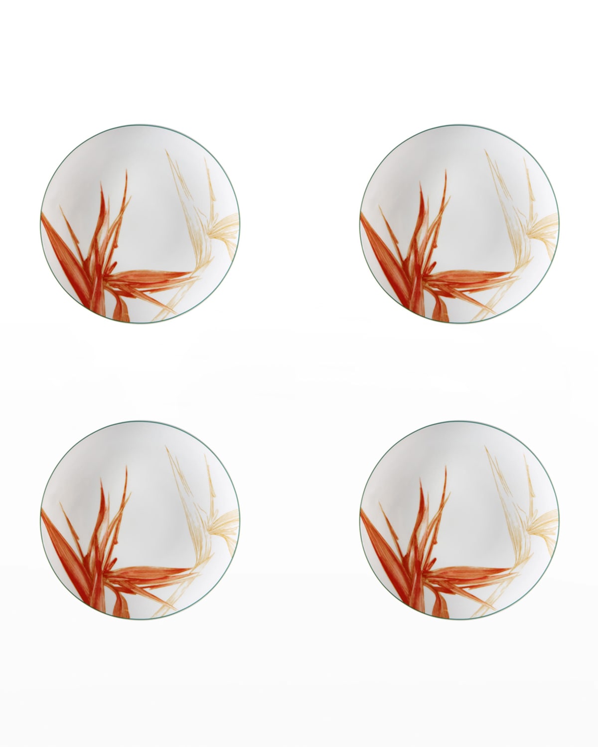 Shop Vista Alegre Fiji Dessert/salad Plates, Set Of 4 In Multi