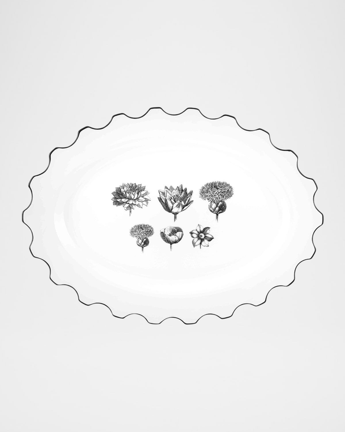 CHRISTIAN LACROIX HERBARIAE LARGE OVAL PLATTER 