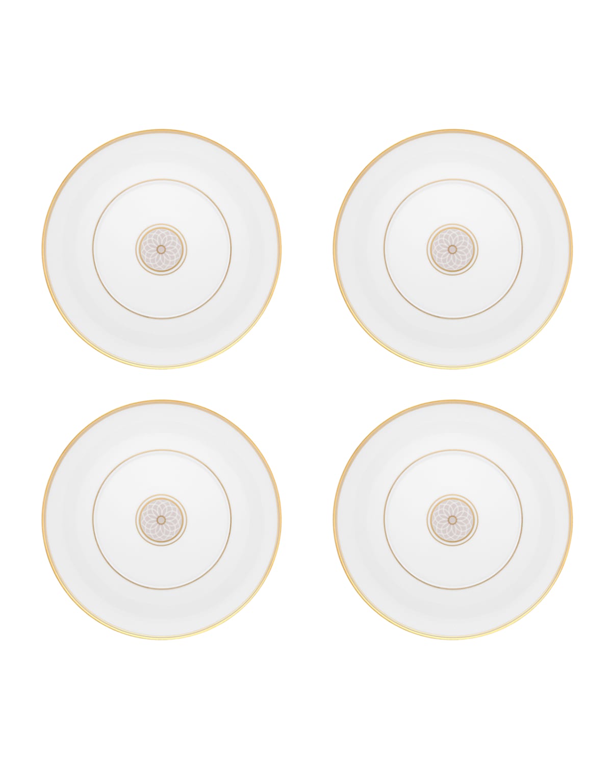 Vista Alegre Terrace Dessert/salad Plates, Set Of 4 In Lavender