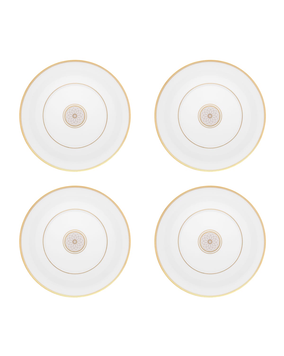 Shop Vista Alegre Terrace Dessert/salad Plates, Set Of 4 In Lavender