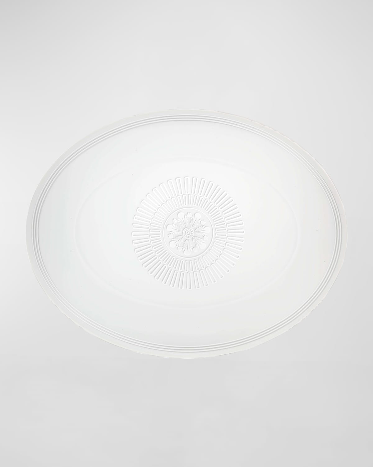 Vista Alegre Ornament Large Oval Platter In White