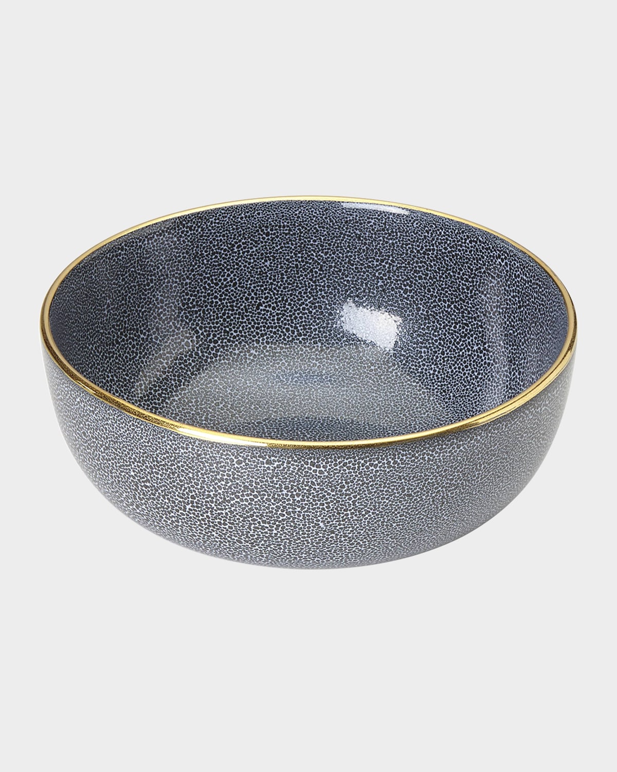 Shop Michael Wainwright Panthera 10" Bowl In Indigo