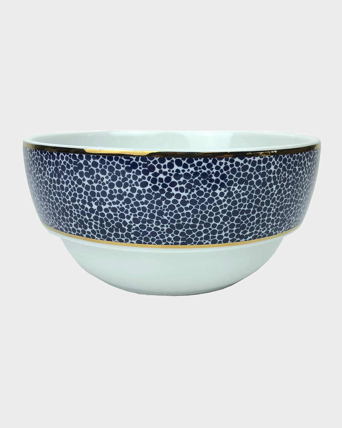 Michael Wainwright Trouserhera Salad Plate In Indigo/white