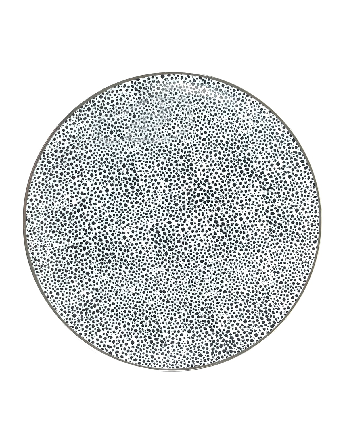 Shop Michael Wainwright Panthera Canap Plate In Platinum