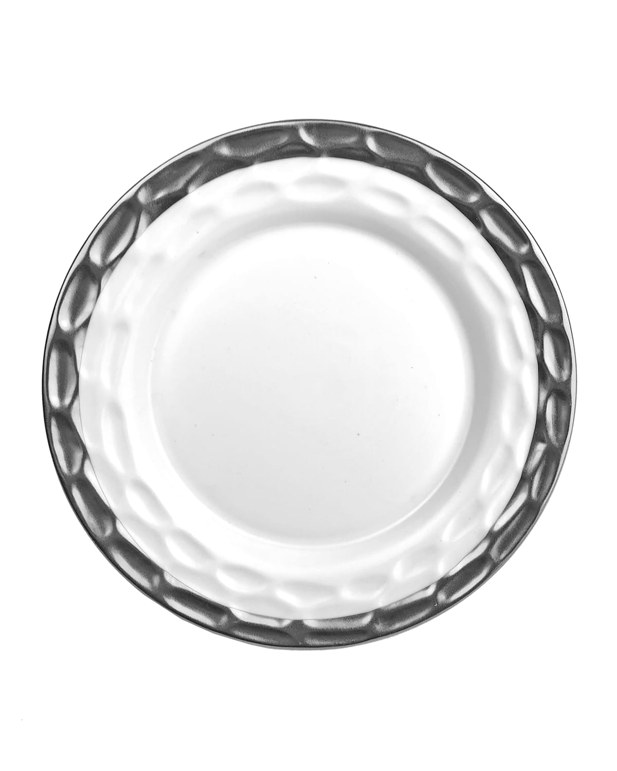 Michael Wainwright Truro Salad Plate In White/platinum