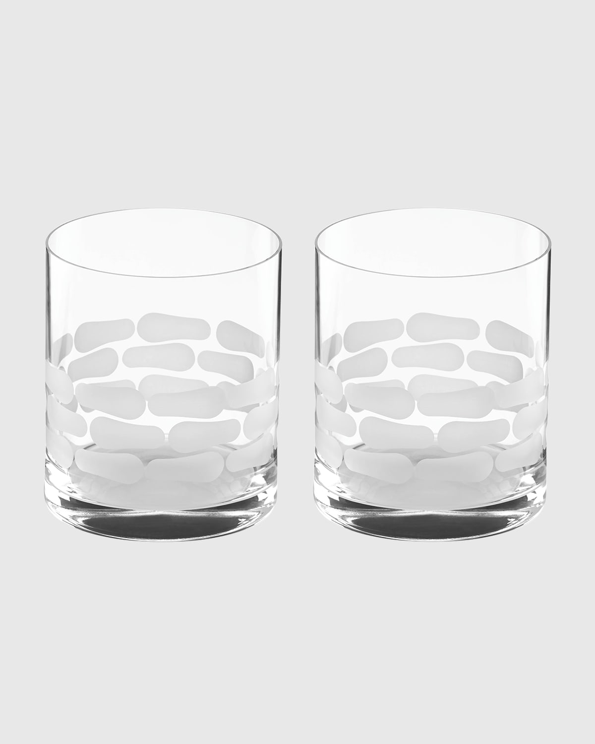 Shop Michael Wainwright Truro Double Old Fashioned Glasses, Set Of 2 In Clear