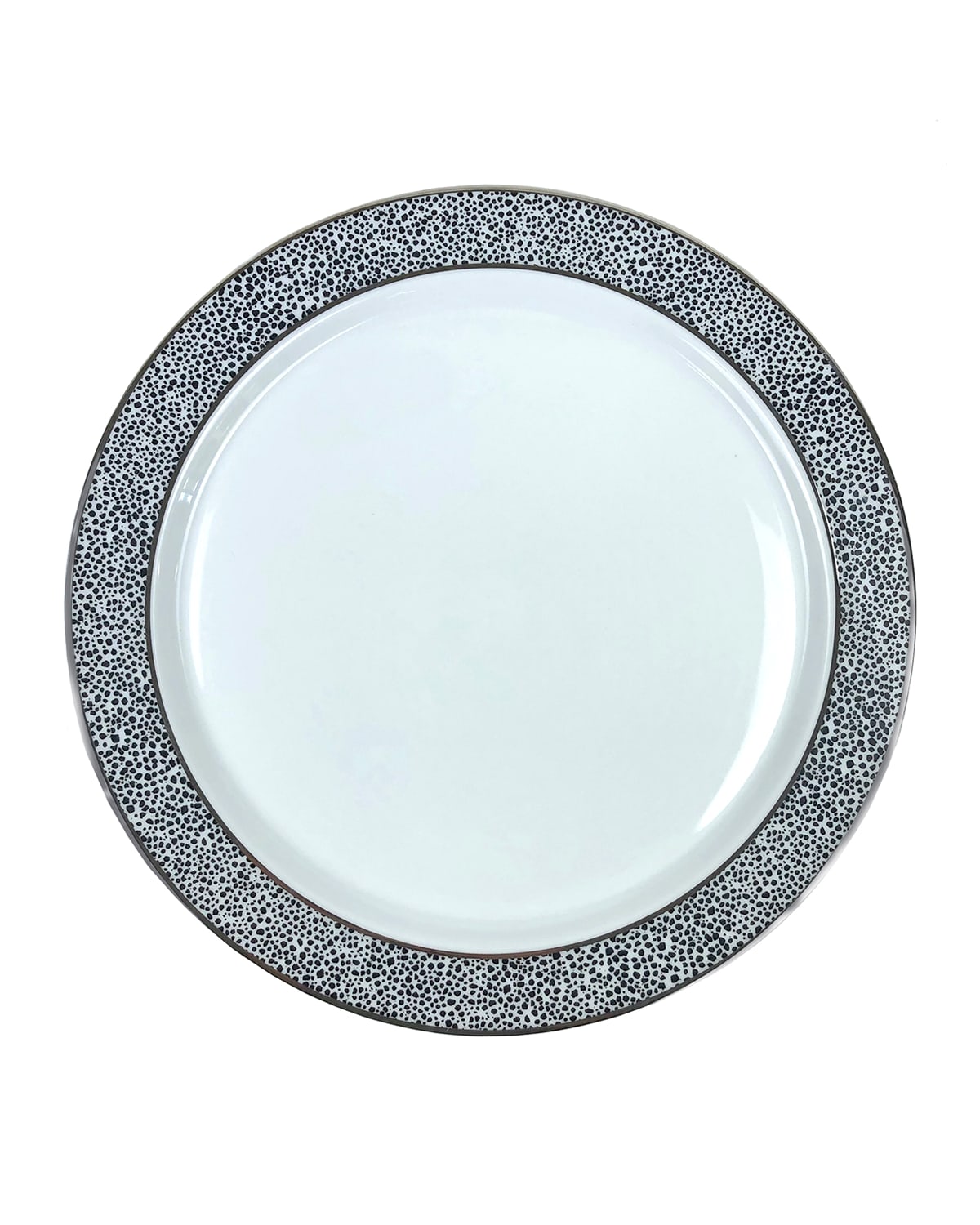 Shop Michael Wainwright Panthera Dinner Plate In Platinum