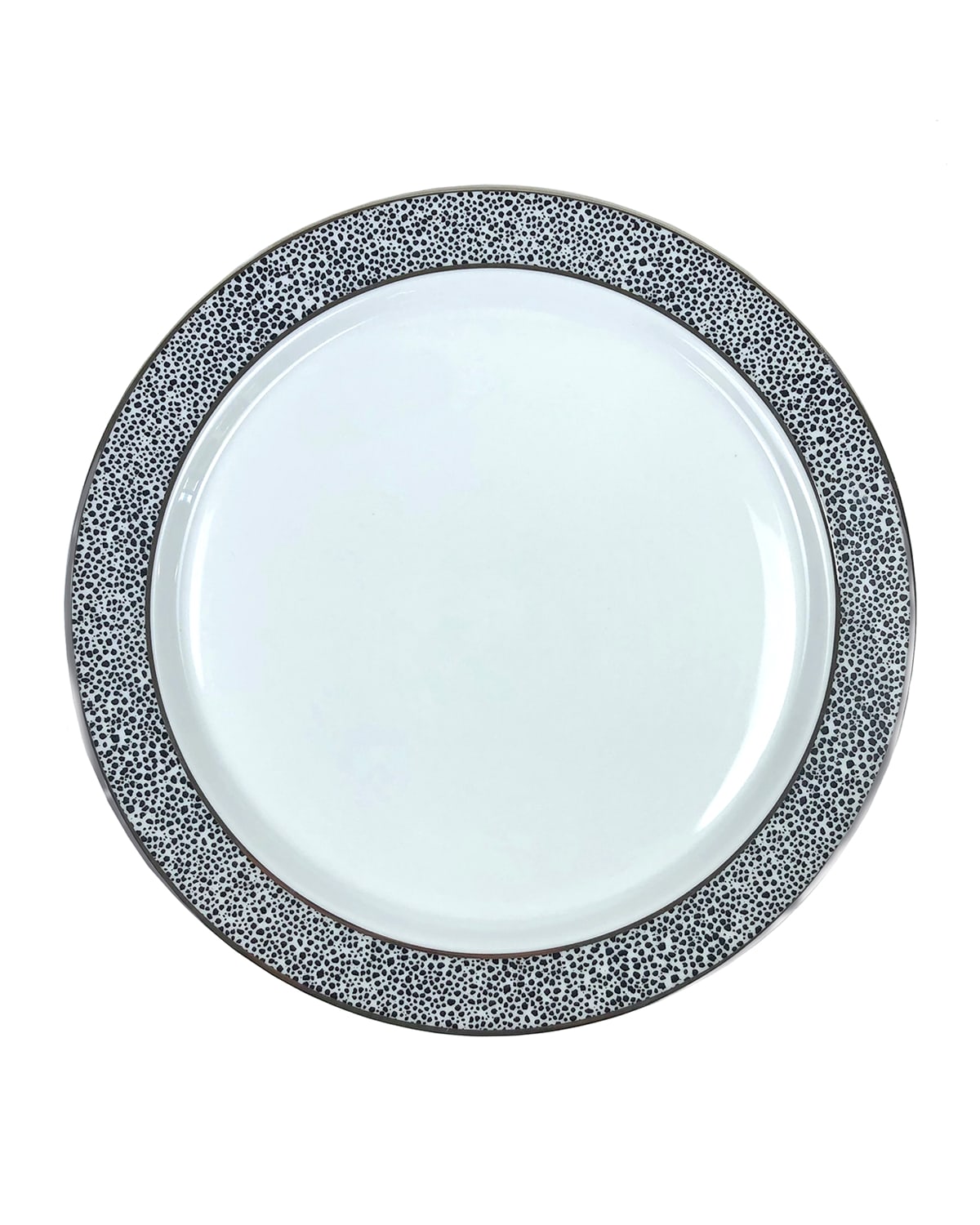 Michael Wainwright Panthera Dinner Plate In Platinum