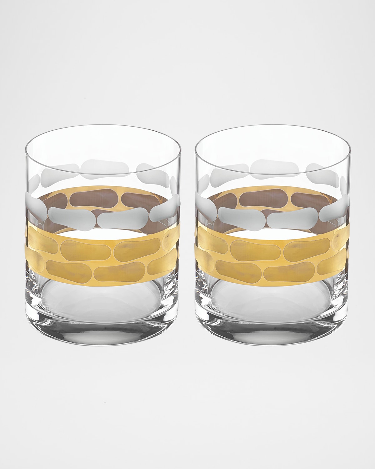 Michael Wainwright Truro Double Old Fashioned Glasses, Set Of 2 In Gold