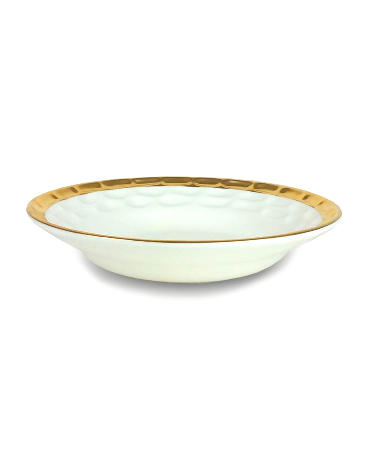 Shop Michael Wainwright Truro Rimmed Dinner Bowl In Platinum
