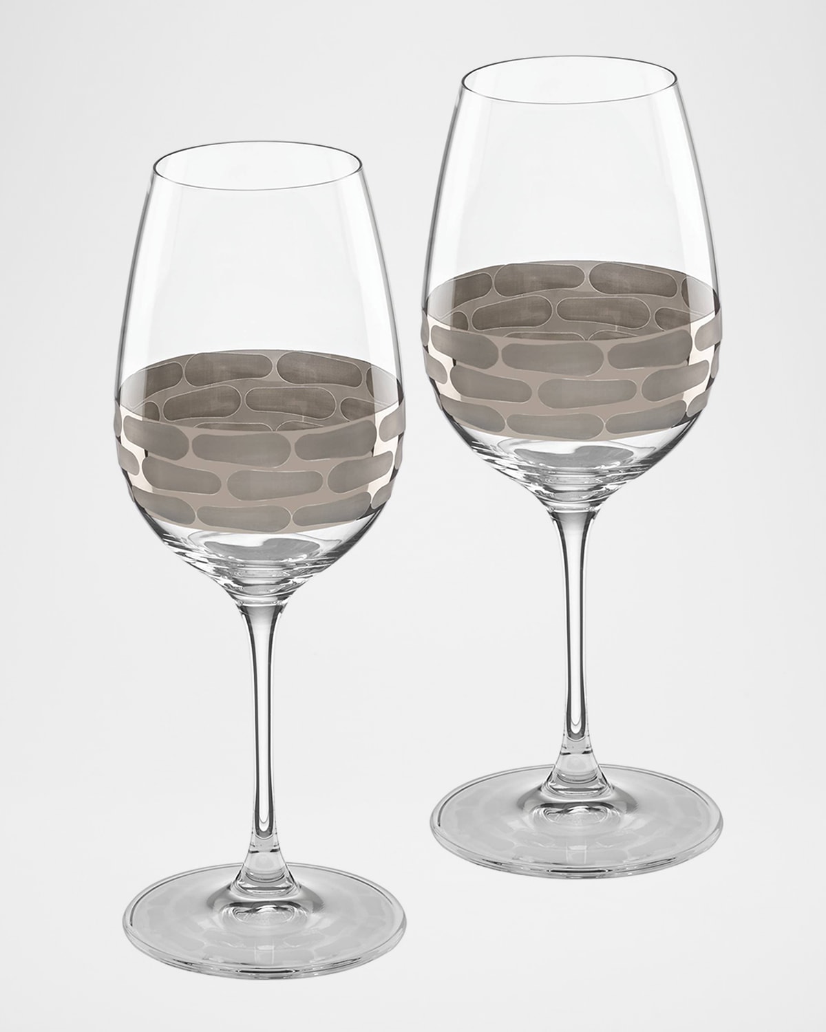 Michael Wainwright Truro White Wine Glass Set Of 2 In Platinum
