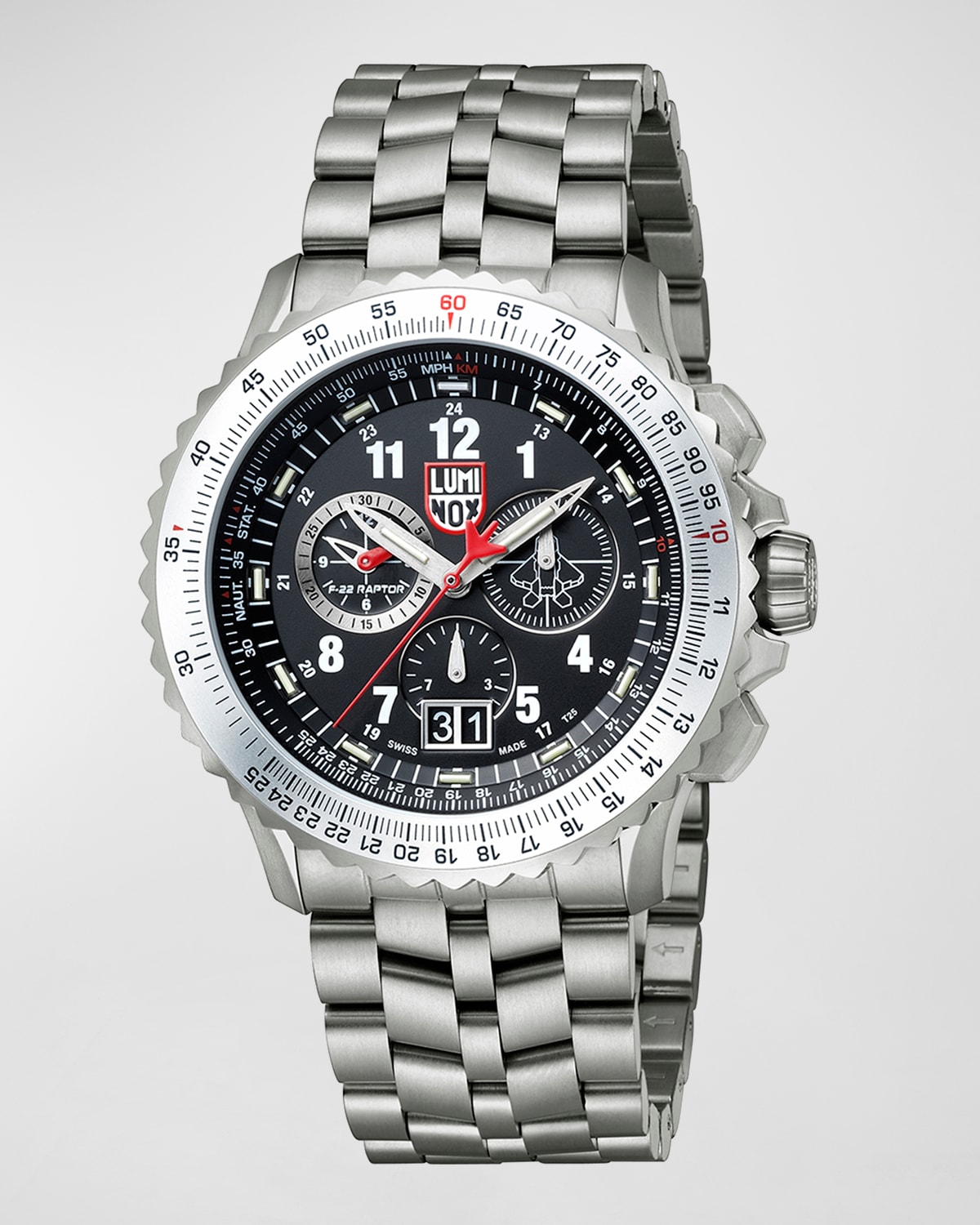 Luminox Men's 44mm F-22 Raptor 9200 Series Titanium Watch