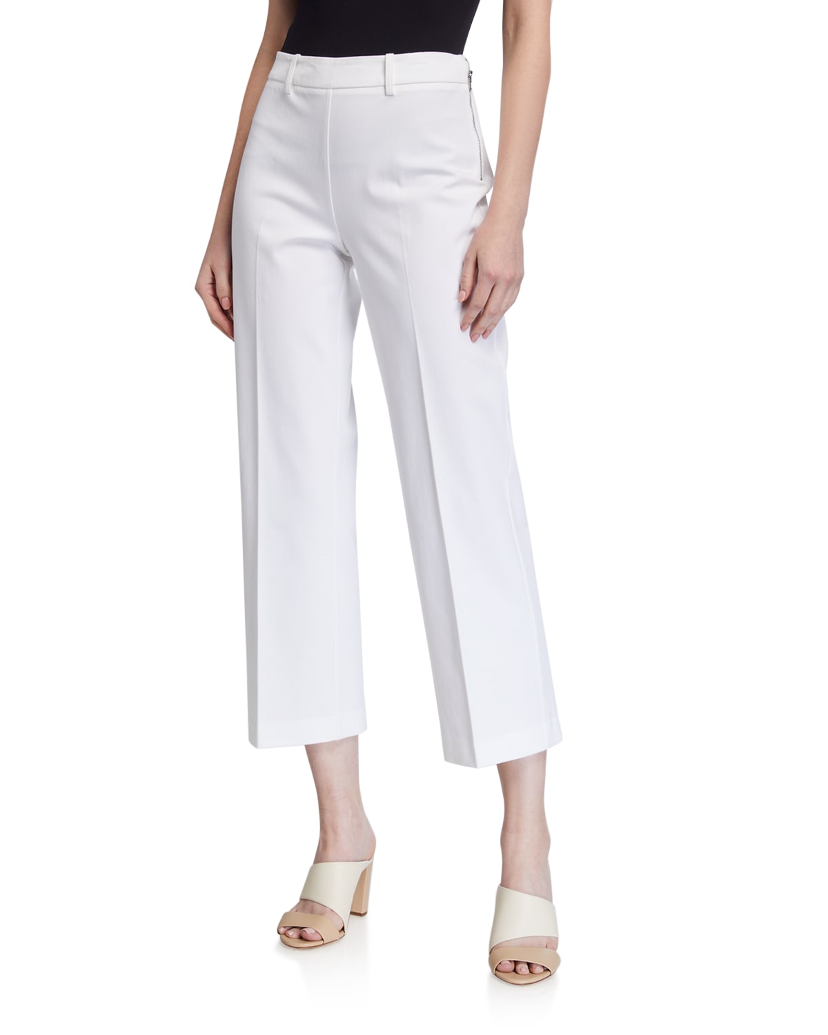 Charly Stretch Cotton Crop Pants