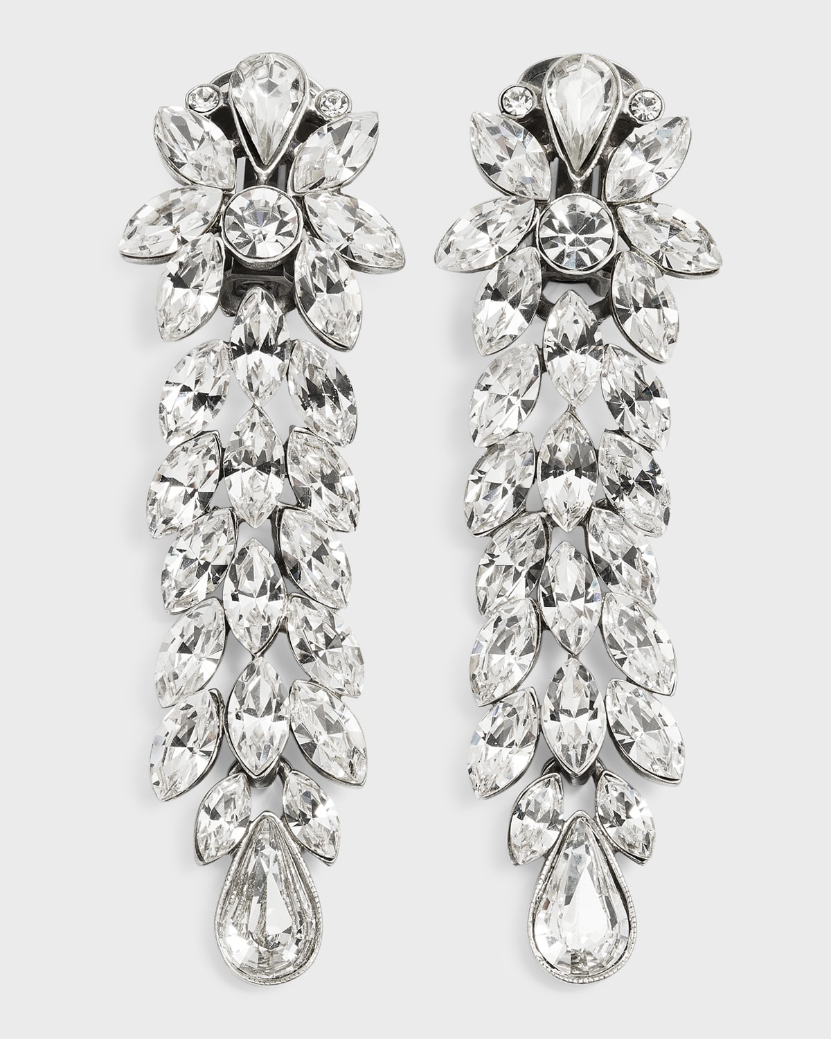 Ben-amun Large Crystal Drop Earrings