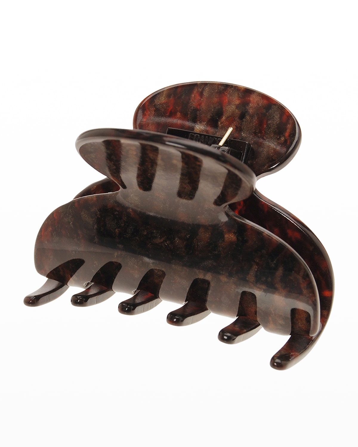 France Luxe Leopard Print Small Couture Jaw Clip In Mojave