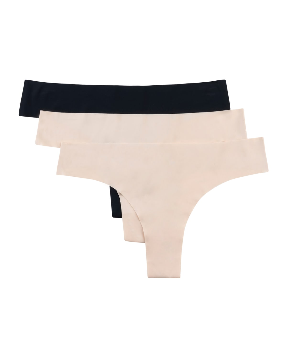 Uwila Warrior Vip Assorted 3-pack Thongs In Neutral / Black