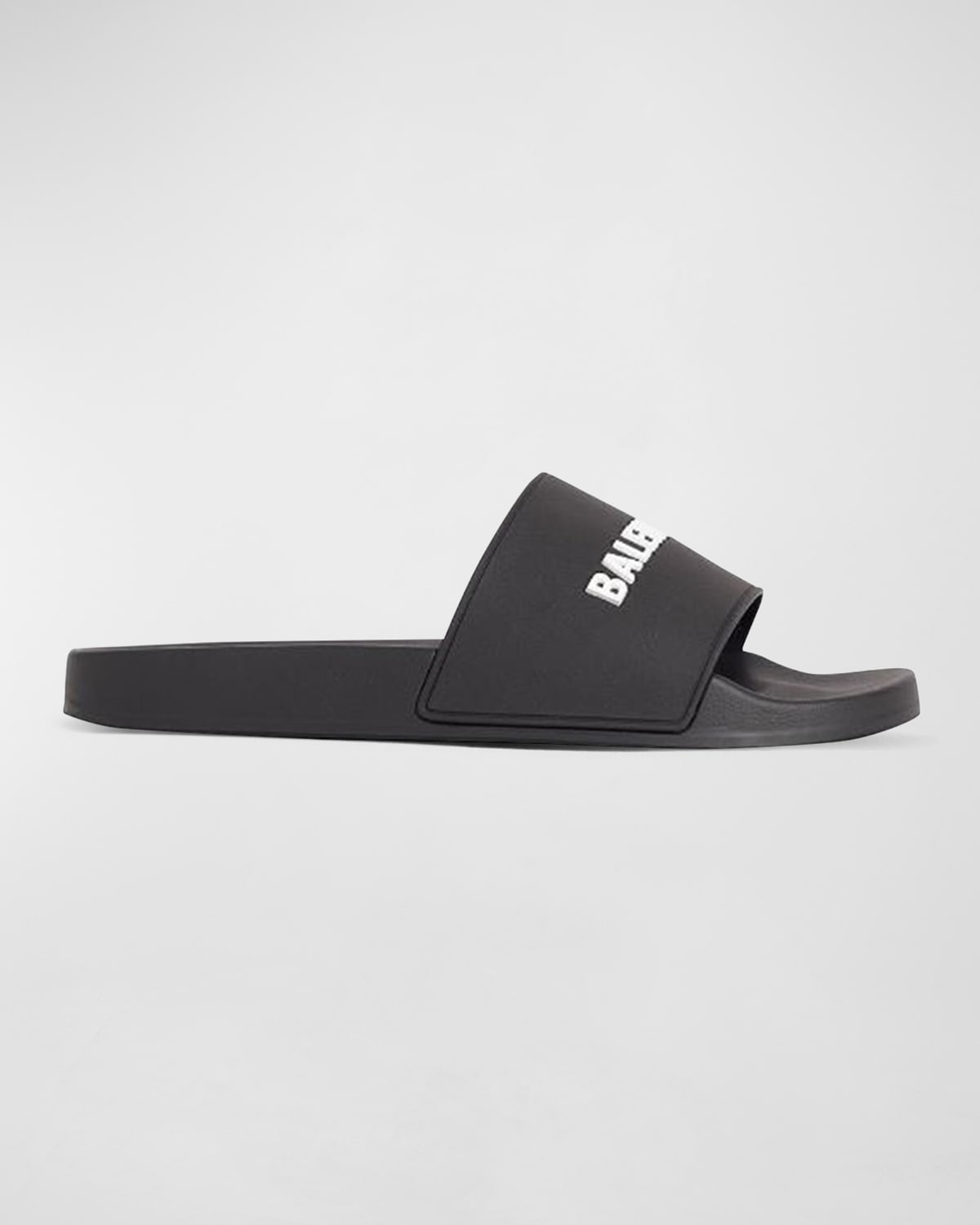 Balenciaga Men's Logo Pool Slide Sandals | Smart Closet