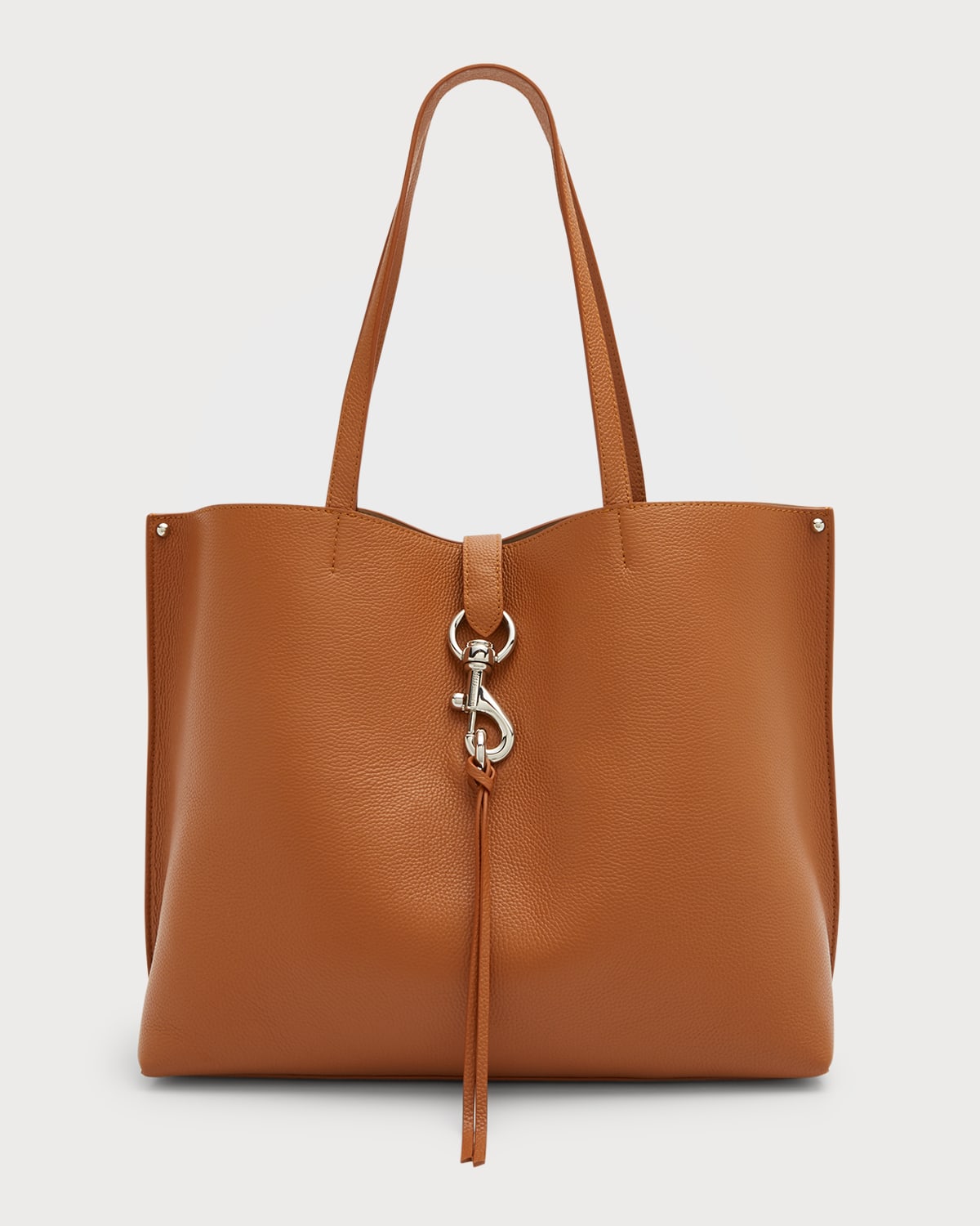 REBECCA MINKOFF MEGAN LEATHER SHOPPER TOTE BAG