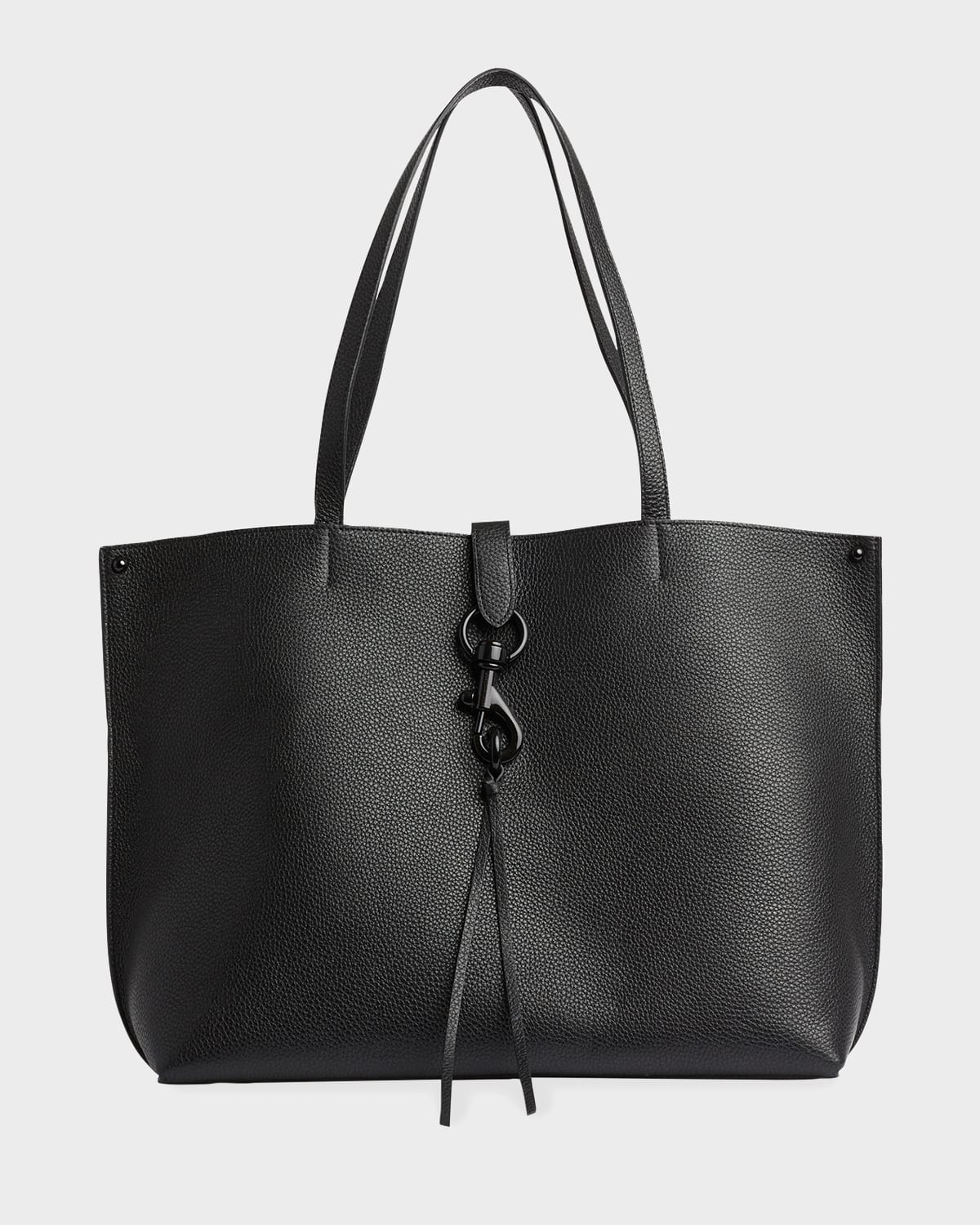 Megan Leather Shopper Tote Bag