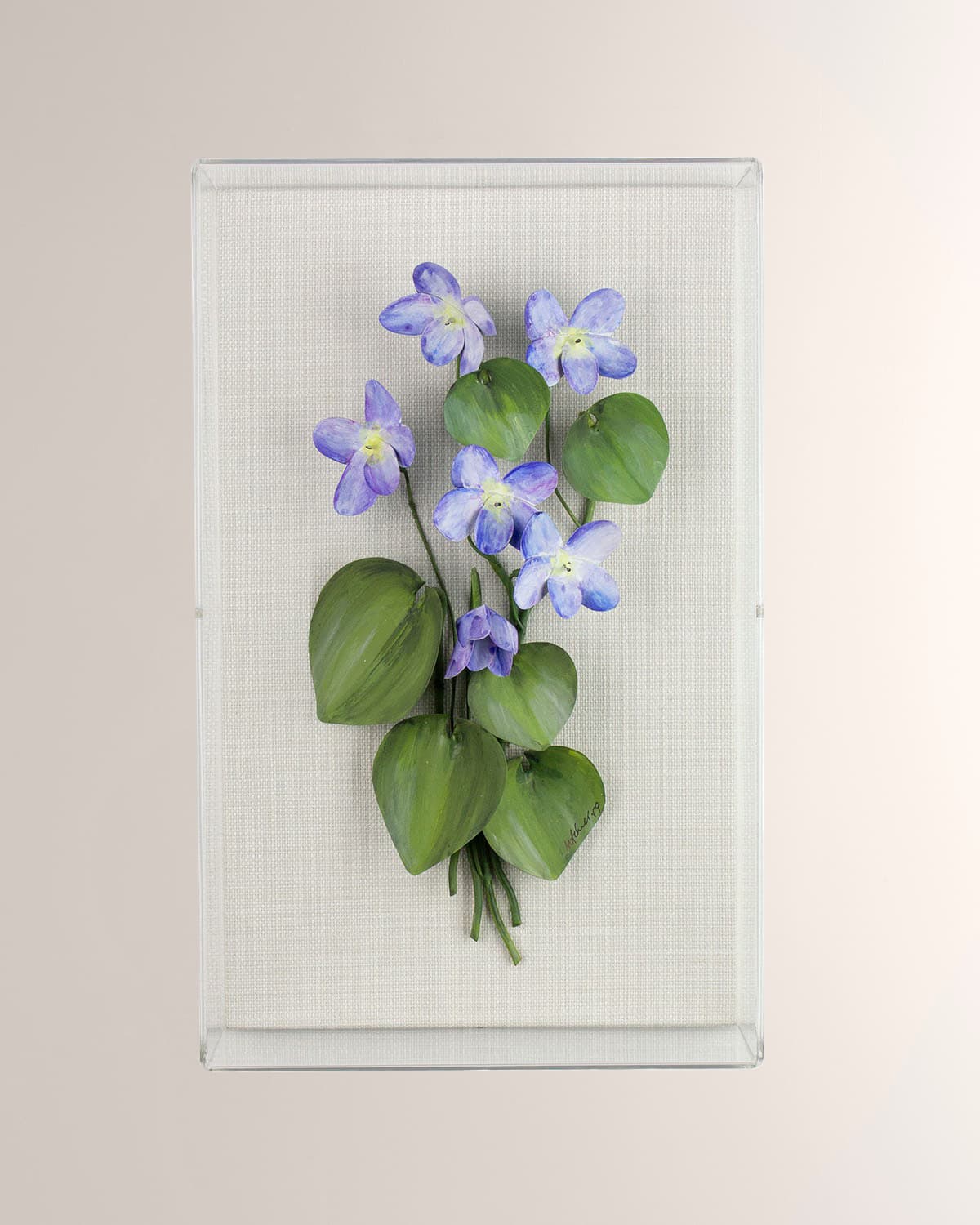 Tommy Mitchell Violet February Birth Flower Wall Art In Violet