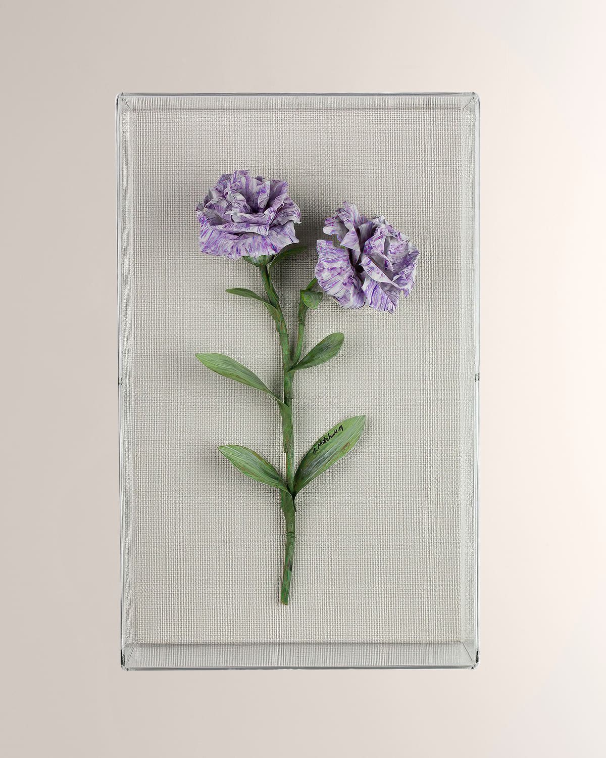 Shop Tommy Mitchell Carnation January Birth Flower Wall Art In Lavender