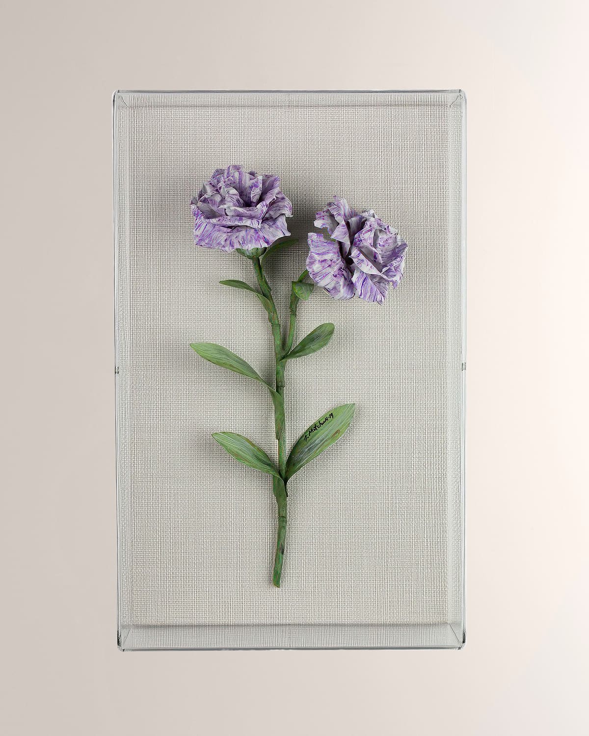 Tommy Mitchell Carnation January Birth Flower Wall Art In Lavender