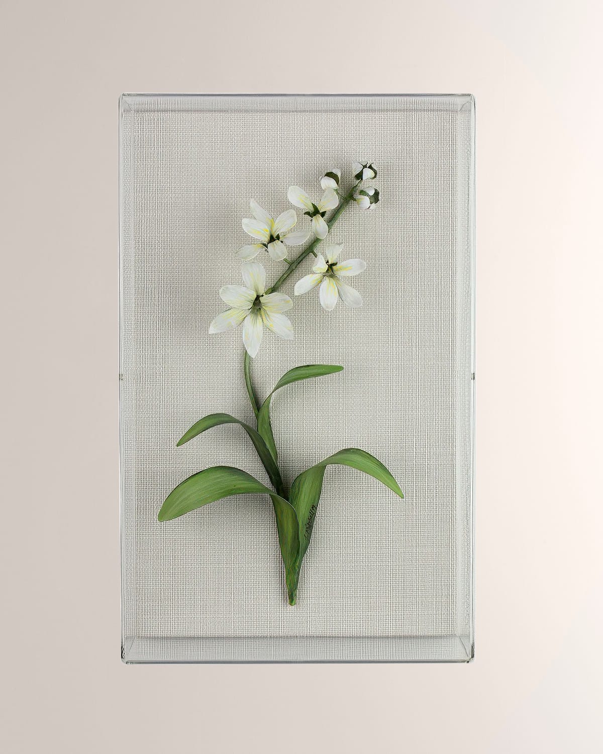 Shop Tommy Mitchell Freesia March Birth Flower Wall Art In Soft Yellow