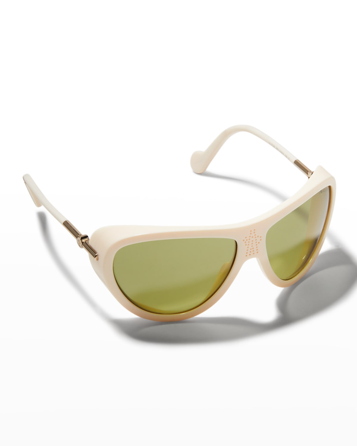Men's ML0128 Polarized Perforated Aviator Sunglasses