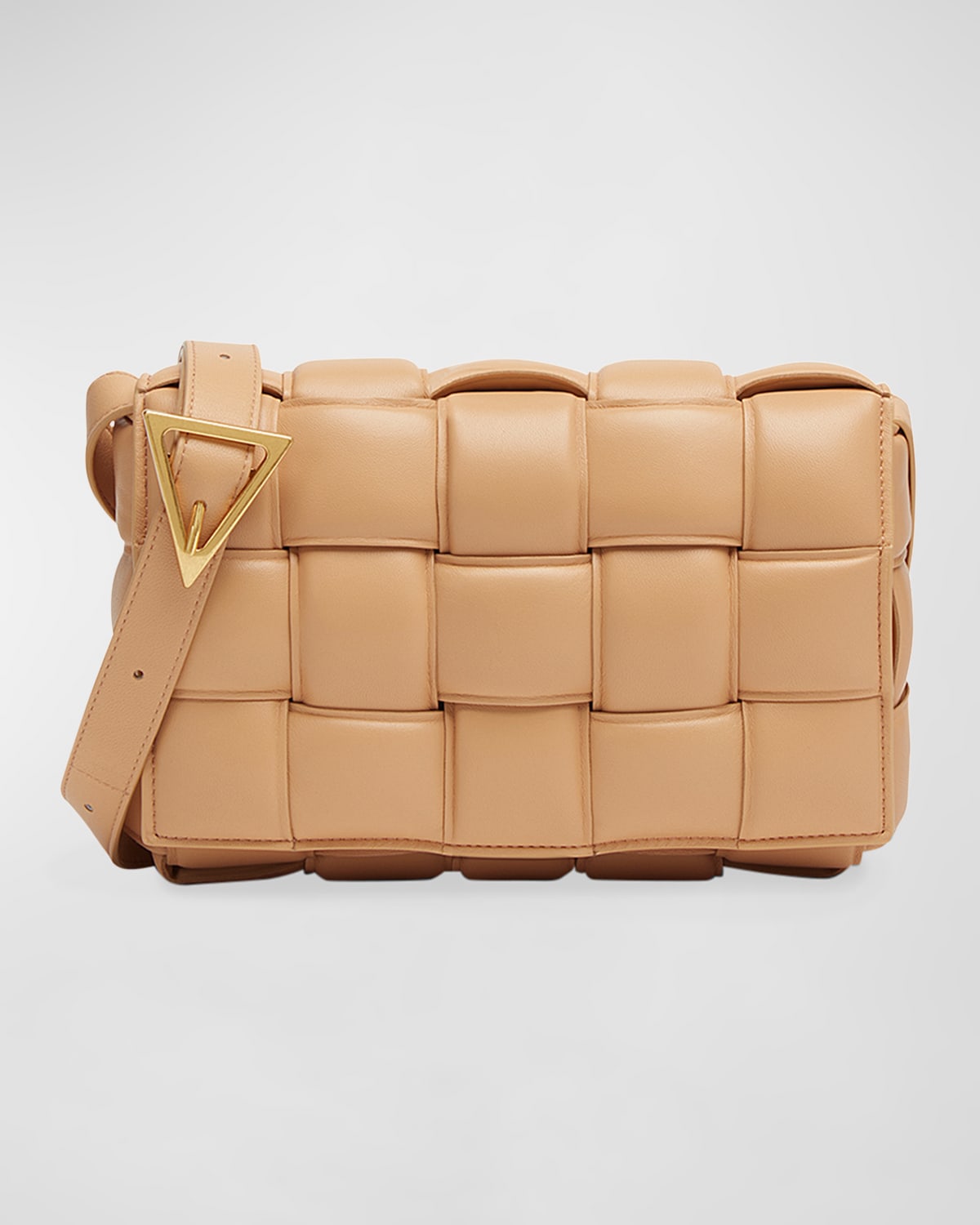 Navy Loop mini Intrecciato-leather cross-body bag, Bottega Veneta